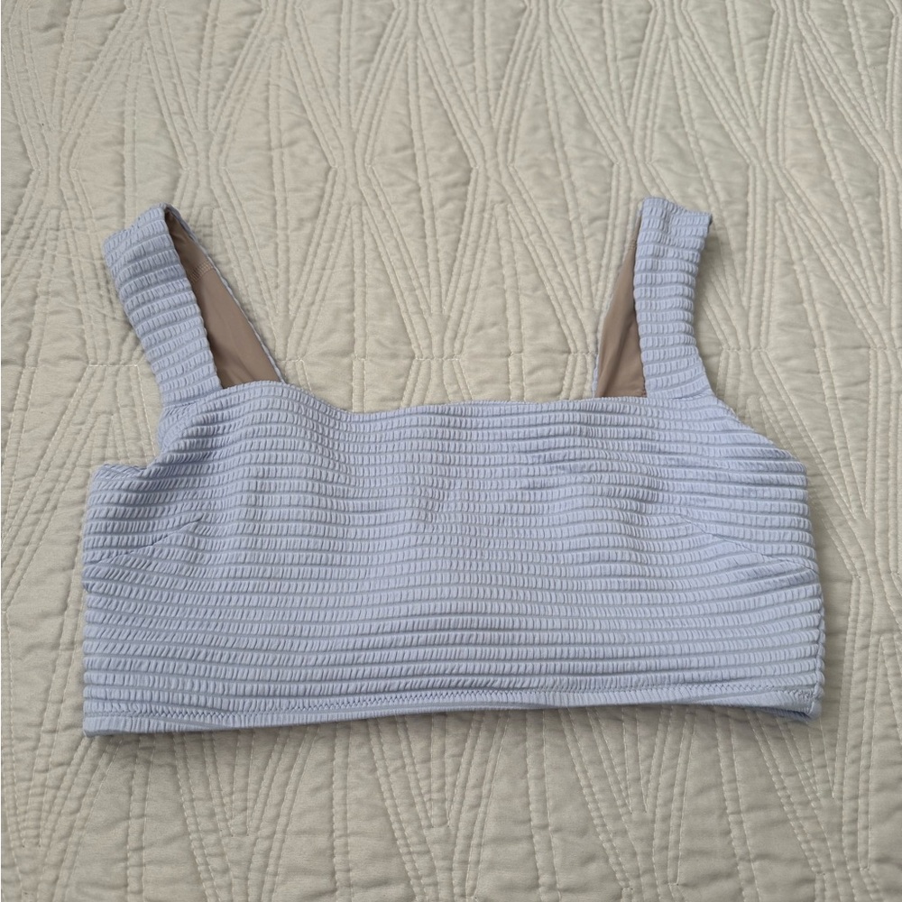 Lululemon Light Blue Textured Top